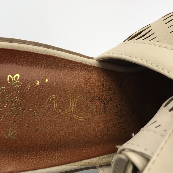 SUGAR CREAM BOOTIE HEELS SIZE 7.5 - Picture 10 of 12